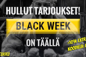 BLACK WEEK ALKOI FITNESSTUKULLA!
