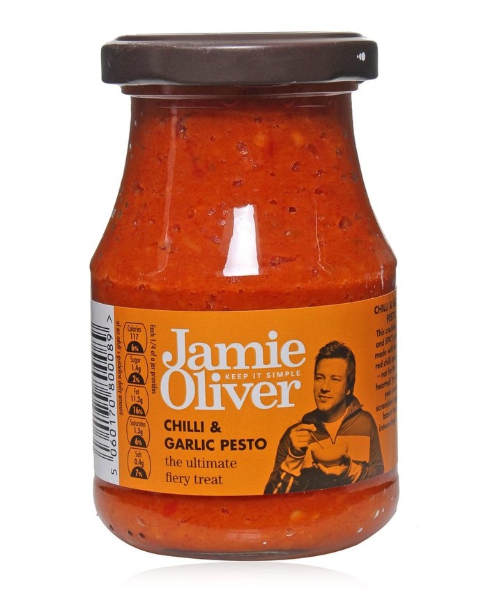 jamie oliver chilli&garlic pesto