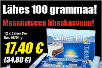 Boostaa safkojasi - Kehitä lihasmassaa!