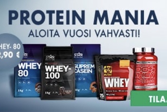 Lihaksen rakennusaine on proteiini!