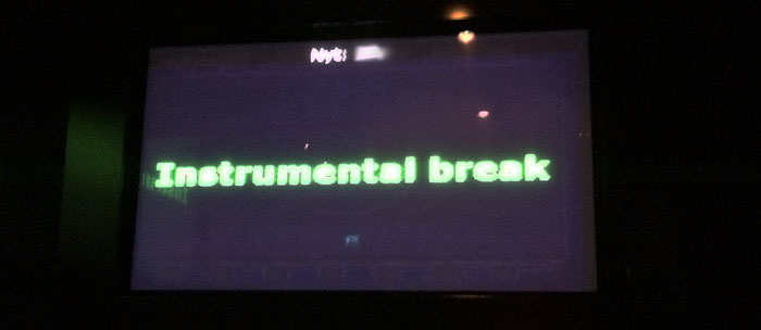 instrumental break
